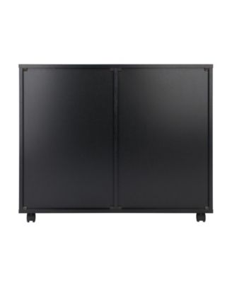 Halifax 26.3" Wood 2-Door 4-Drawer Wide Storage Cabinet