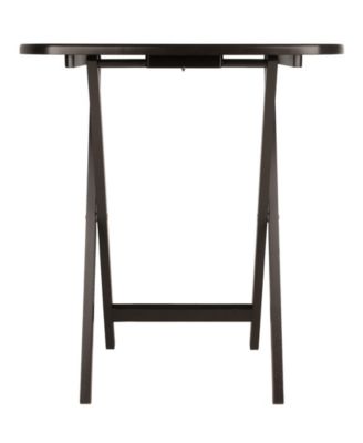 Cade 2-Piece Wood Oversize Snack Table Set