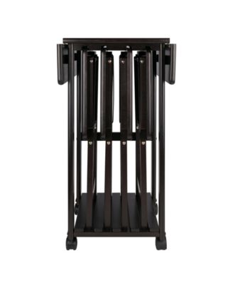 Sophia 5-Piece Wood Drop Leaf Top Snack Table Set