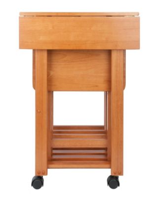 Sophia 5-Piece Wood Drop Leaf Top Snack Table Set