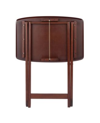 Darlene 2-Piece Wood Snack Table Set