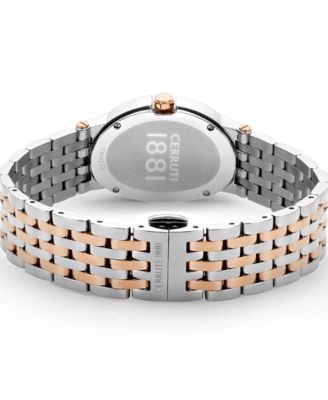 Cerruti 1881 Women's Jesinta Collection Two-Tone Stainless Steel