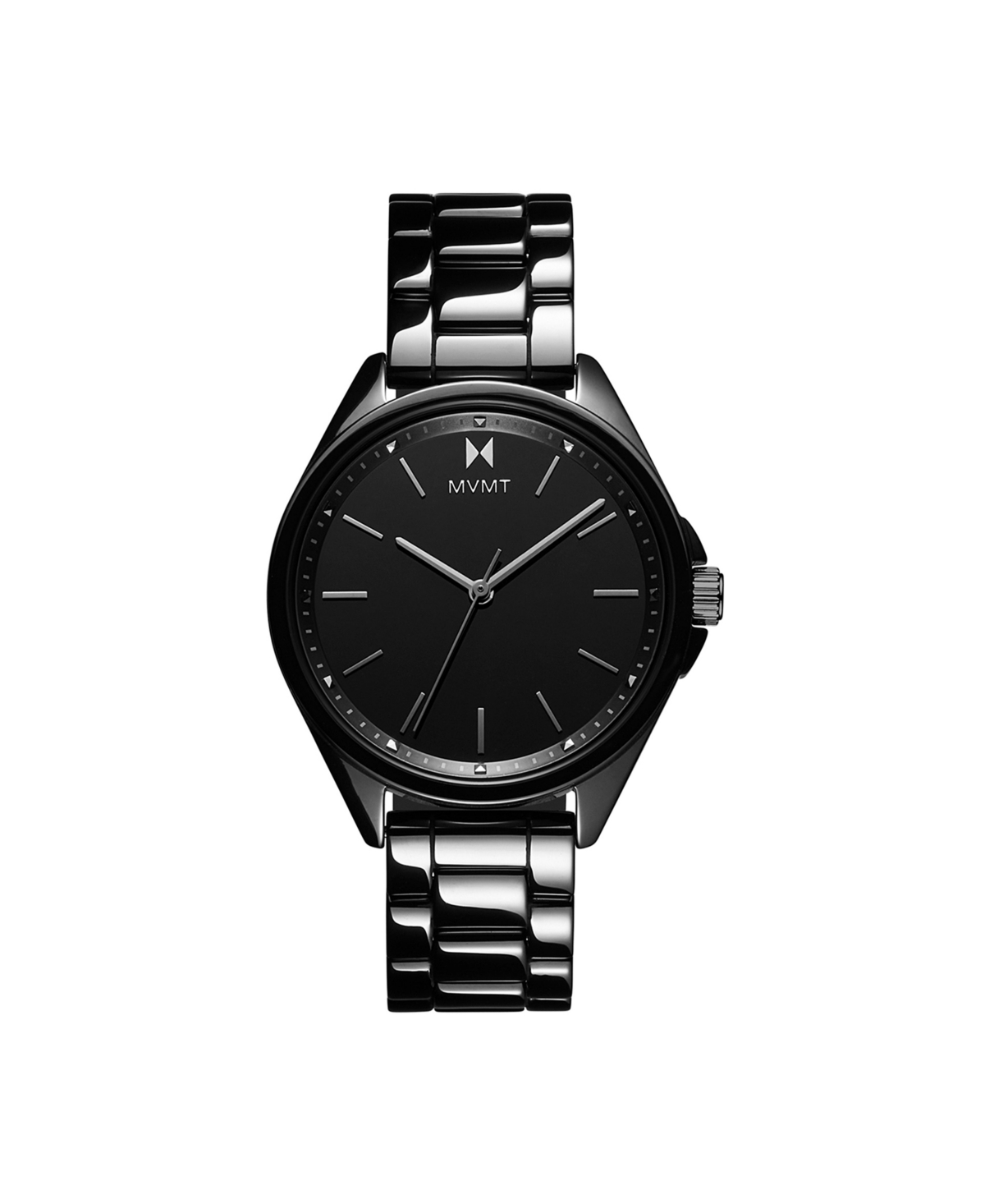 Shop Mvmt Women's Coronada Ceramic Black Bracelet Watch, 36mm