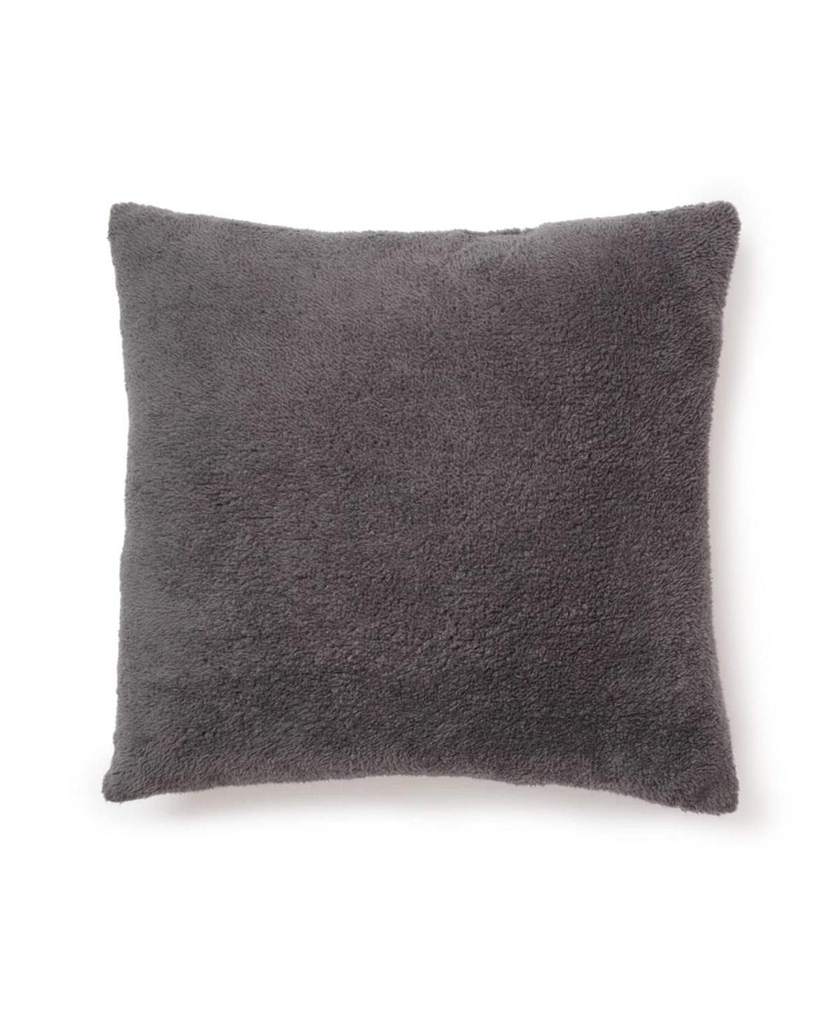 Dormify Sherpa Square Pillow, 20" X 20", Ultra-cute Styles To Personalize Your Room In Grey