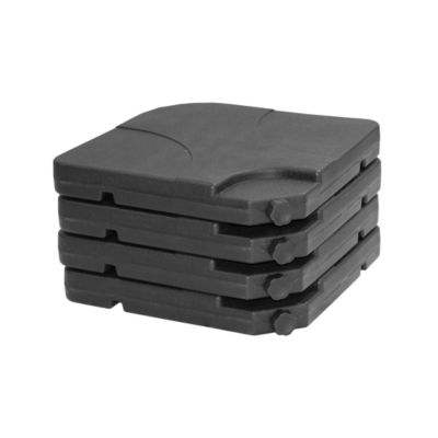 4-Piece set Universal Standard Fillable Umbrella Cross Base Weight