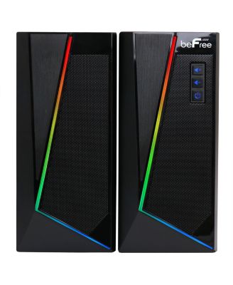 2.0 Computer Gaming Speakers with LED RGB Lights