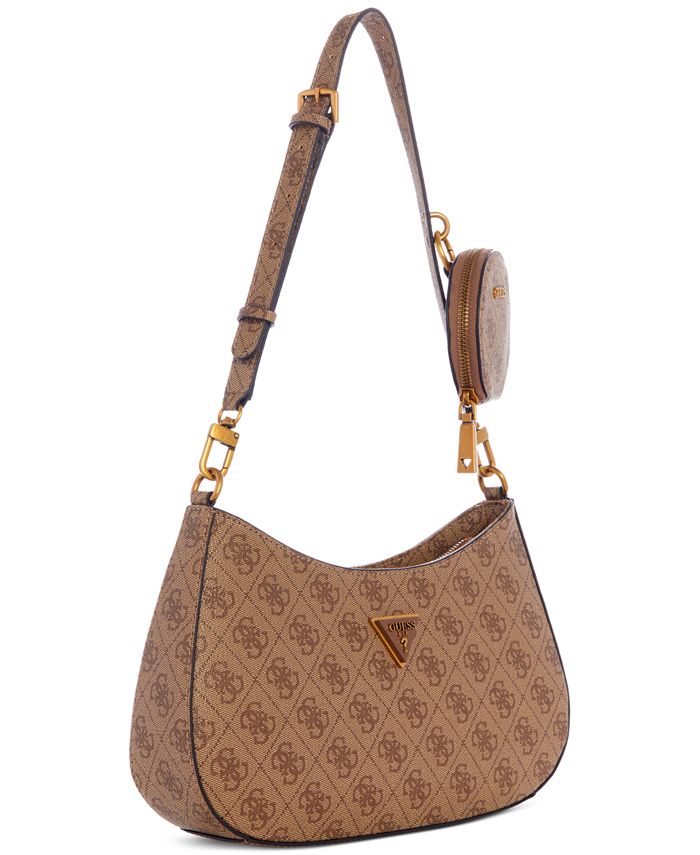 GUESS Alexie Basique Monogram Top Zip Shoulder Bag Macy's