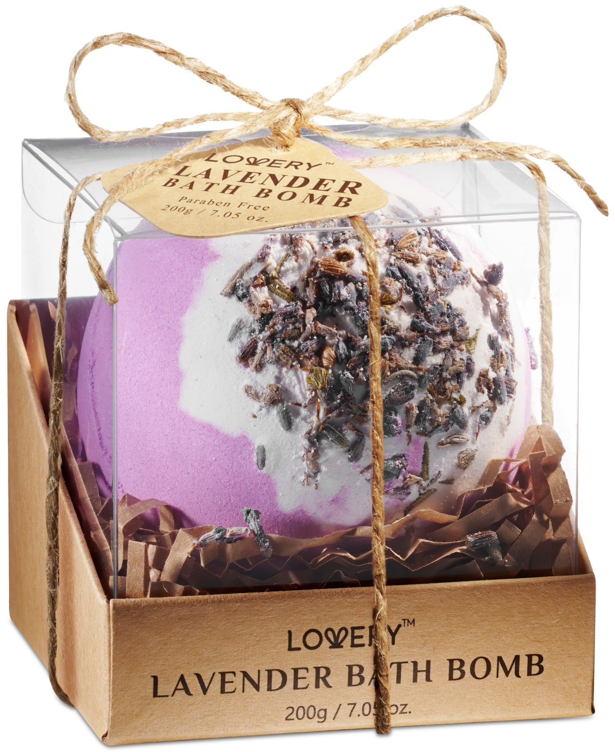 Lovery Lavender Bubble Bath Bomb, 7 Oz.