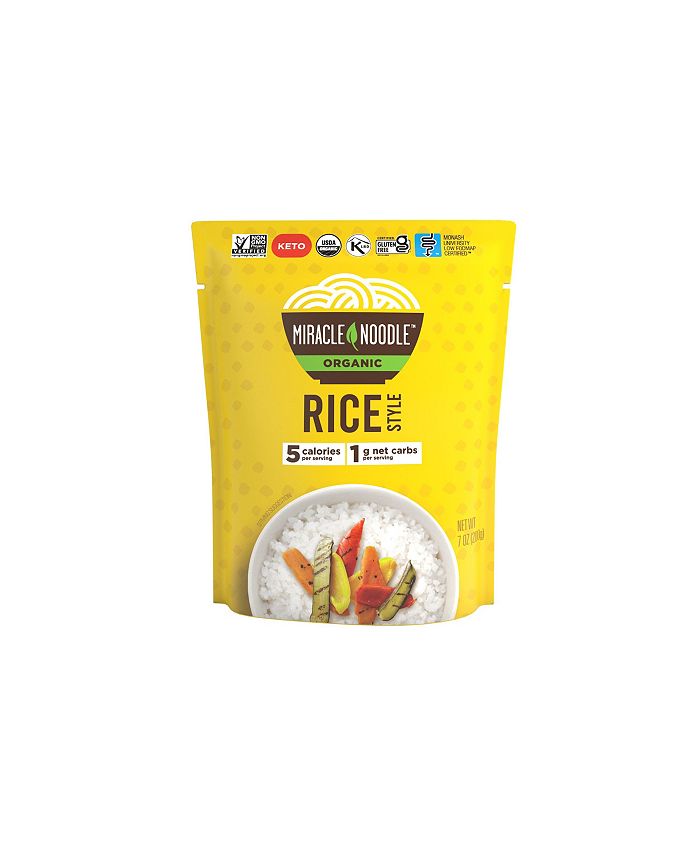 Miracle Noodle Ready To Eat Organic Rice 7 oz (Pack of 6) - Macy's