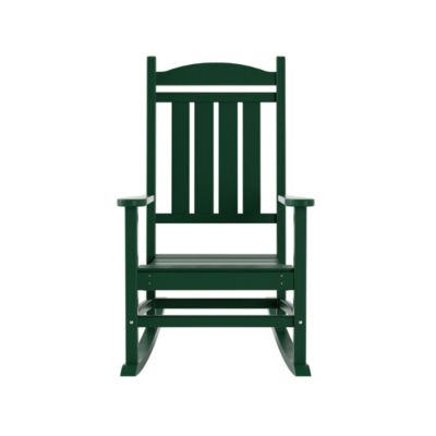 All-Weather Outdoor Patio Poly Classic Porch Rocking Chair