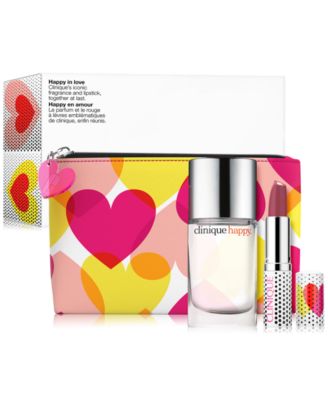 Clinique - 3-Pc. Happy In Love Fragrance & Lipstick Set