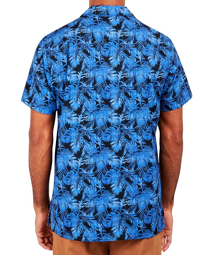 Society of Threads Men's Slim Fit Non-Iron Tropical Print Performance ...