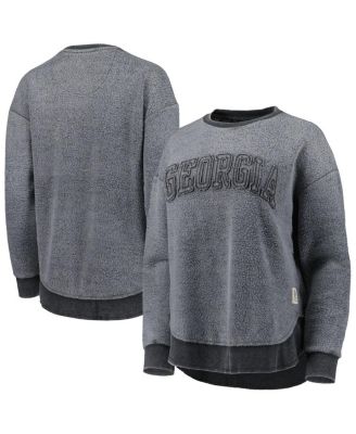 Women's Black Georgia Bulldogs Ponchoville Pullover Sweatshirt