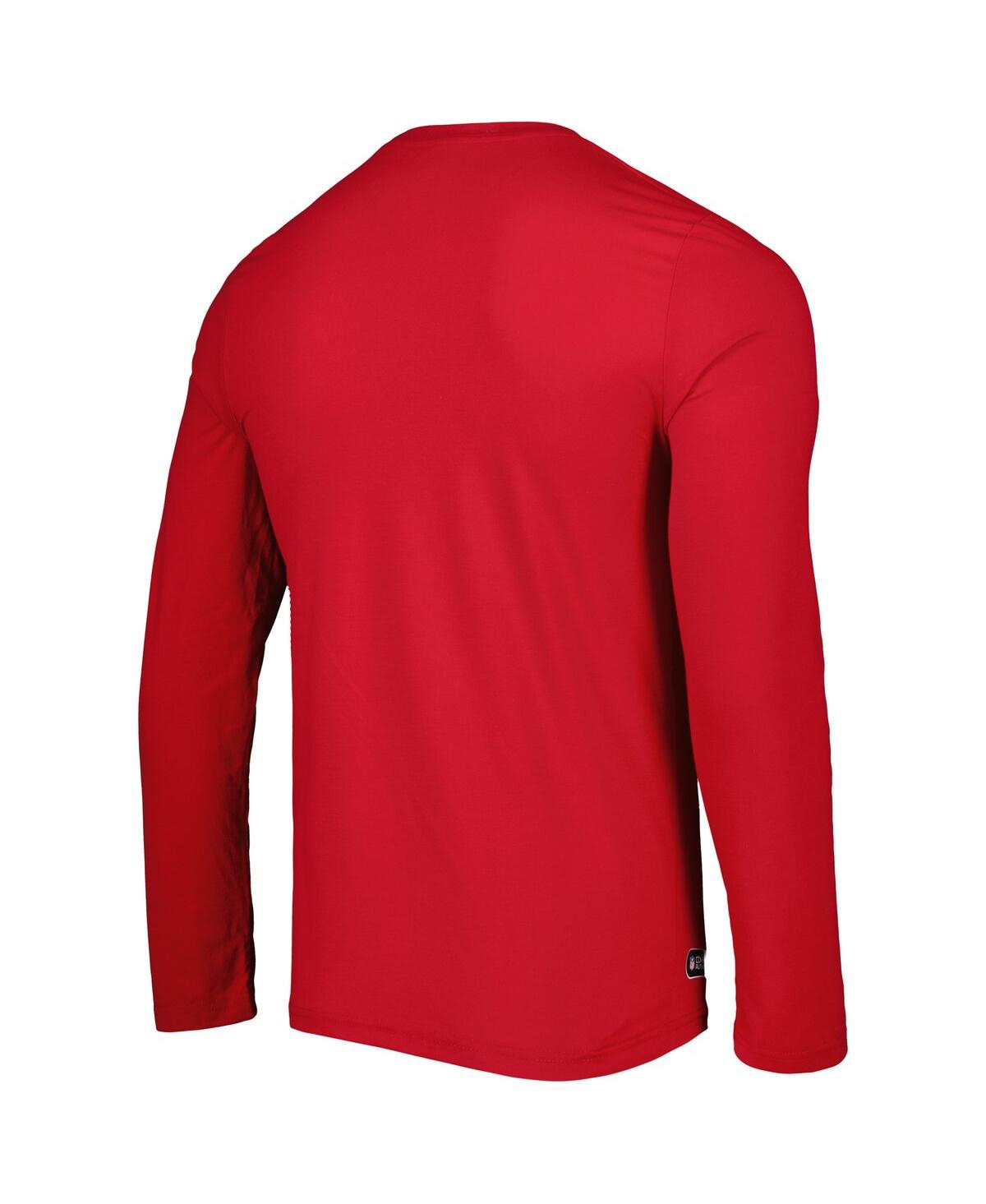 New Era Cardinal Arizona Cardinals Combine Authentic Home Stadium Long Sleeve T-shirt In Cardinal