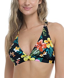 Women's Tropical Island Freya Printed Bikini Top