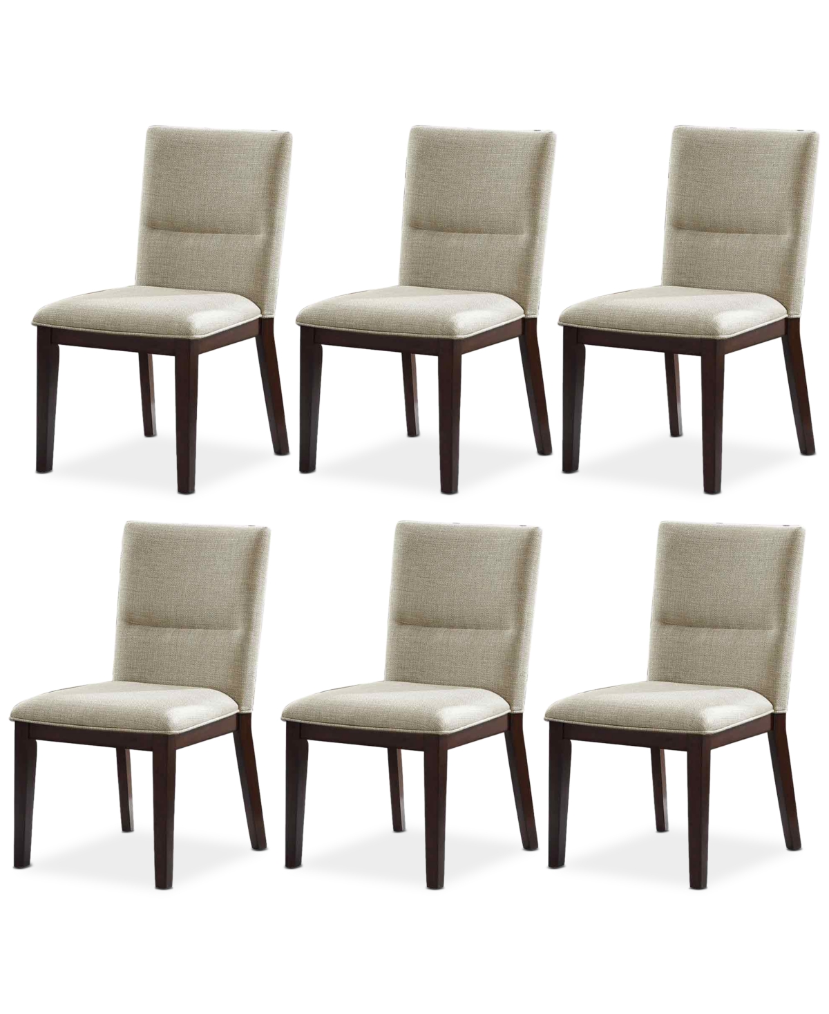Furniture Amy Grey Dining Chair, 6-pc. Set (6 Side Chairs)