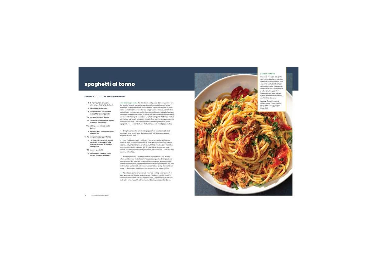 The Complete Modern Pantry- 350+ Ways to Cook Well with What's on Hand by America's Test Kitchen
