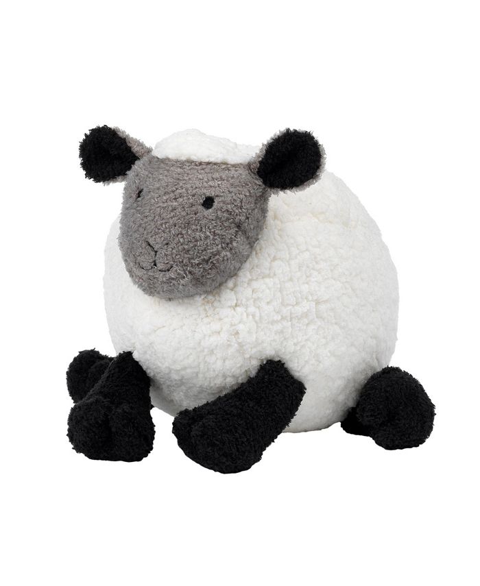 Lambs & Ivy Sleepy Sheep Plush White/Black/Gray Sheep Stuffed Animal