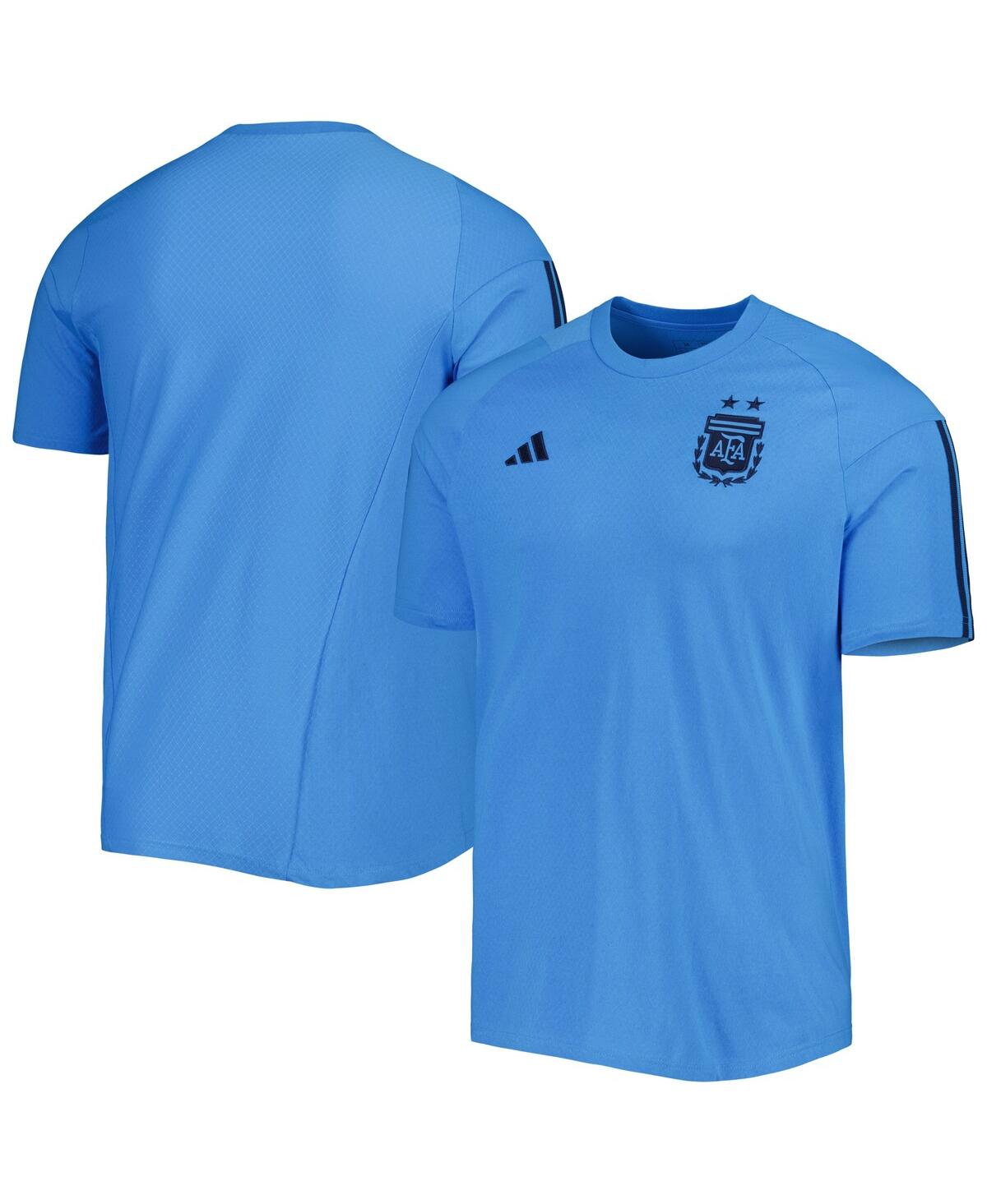 Men's adidas Light Blue Argentina National Team Crest T-shirt