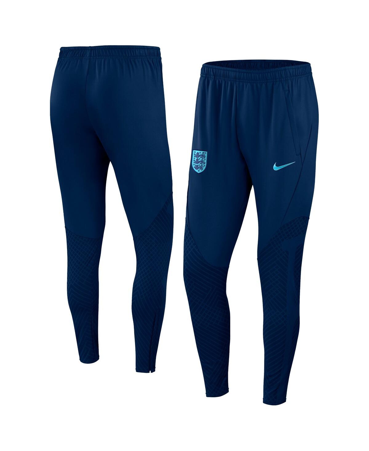Shop Nike Men's  Navy England National Team Strike Performance Track Pants