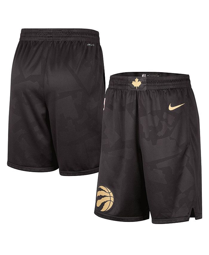 Nike Men's Black Toronto Raptors 2022/23 City Edition Swingman Shorts ...