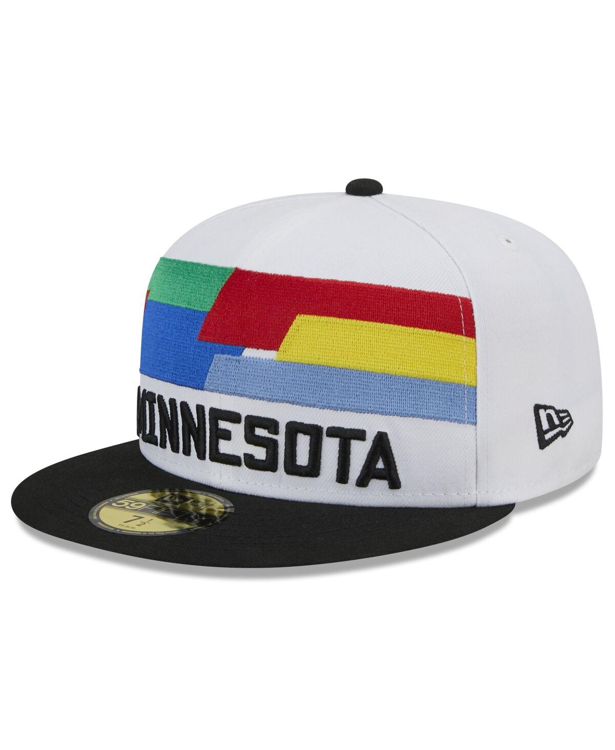 New Era Men's  White Minnesota Timberwolves 2022/23 City Edition Official 59fifty Fitted Hat