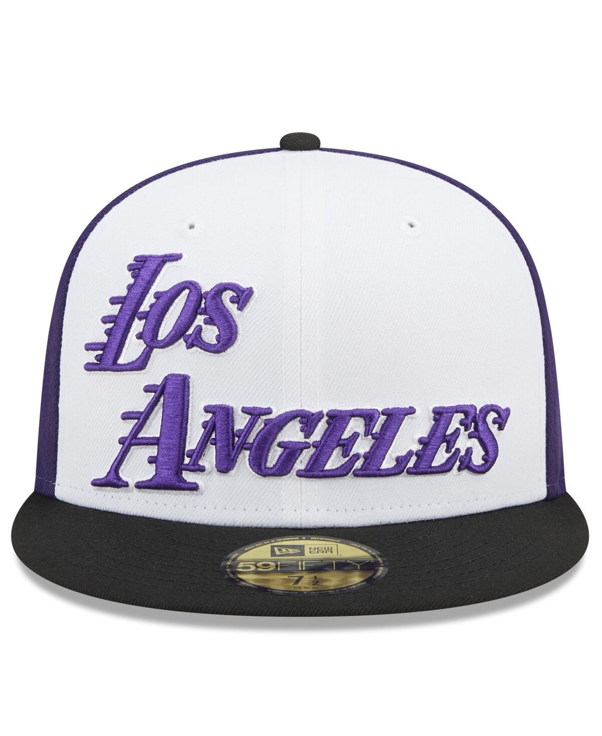 Men's New EraLos Angeles Lakers 2022/23 City Edition Official 59FIFTY Fitted Hat - Black