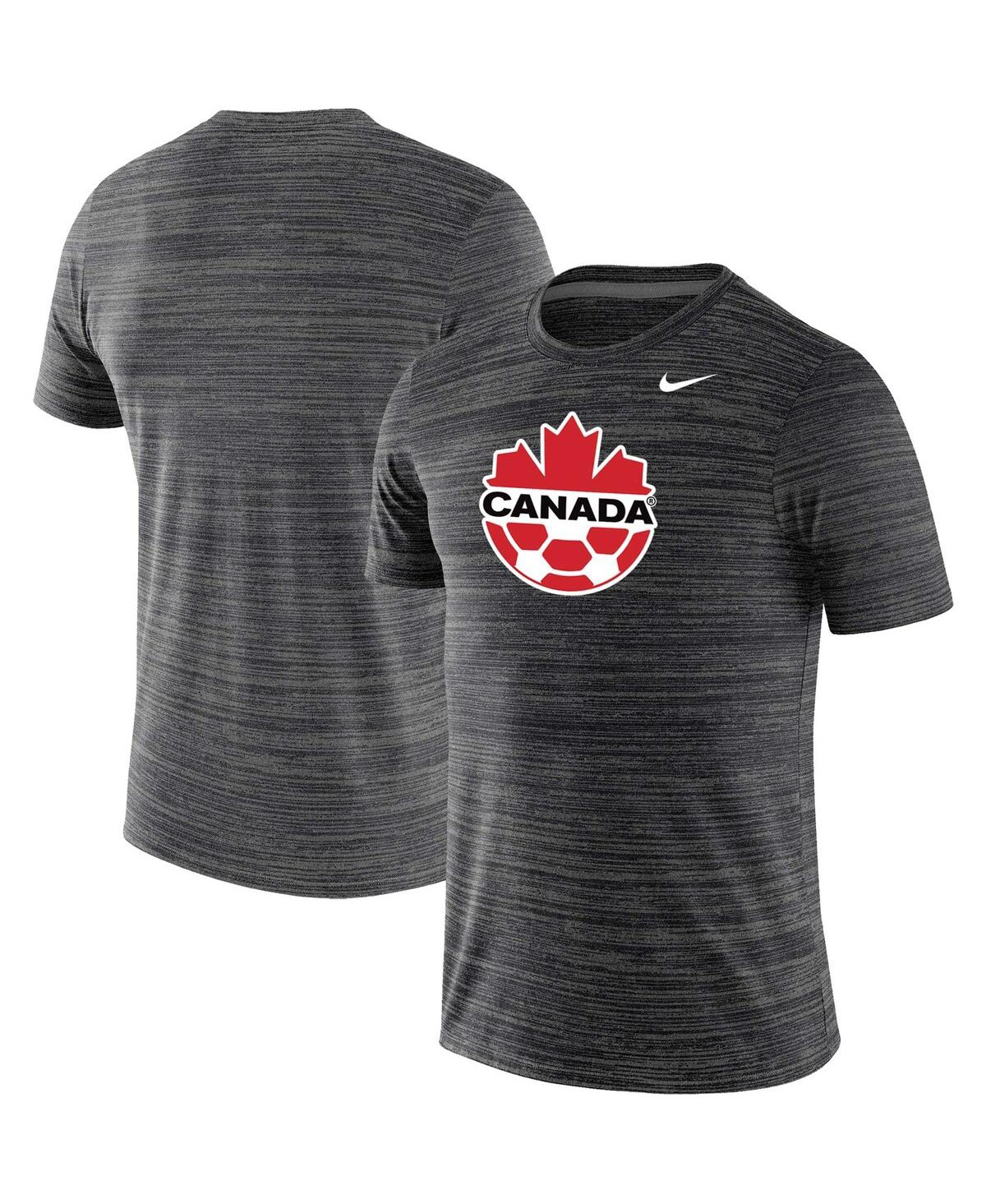 Men's NikeCanada Soccer Primary Logo Velocity Legend T-shirt - Black