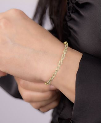 Diamond Square Link Bracelet (2 ct. t.w.) in 14k Gold or 14k White Gold