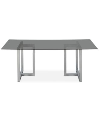 Emila Rectangular Glass Dining Table, Created for Macy's