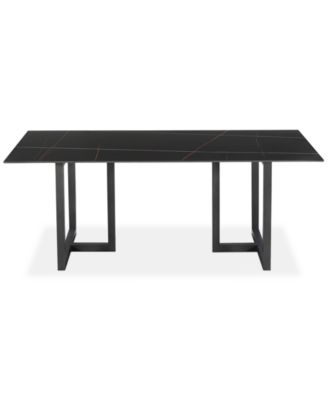 Emila 30" Sintered Stone Rectangular Dining Table, Created for Macy's