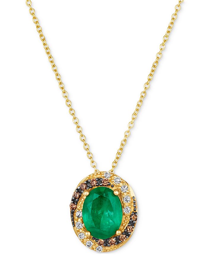 Levian emerald necklace clearance