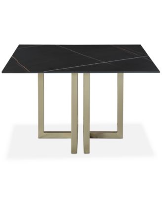 Emila 30" Sintered Stone Square Dining Table, Created for Macy's