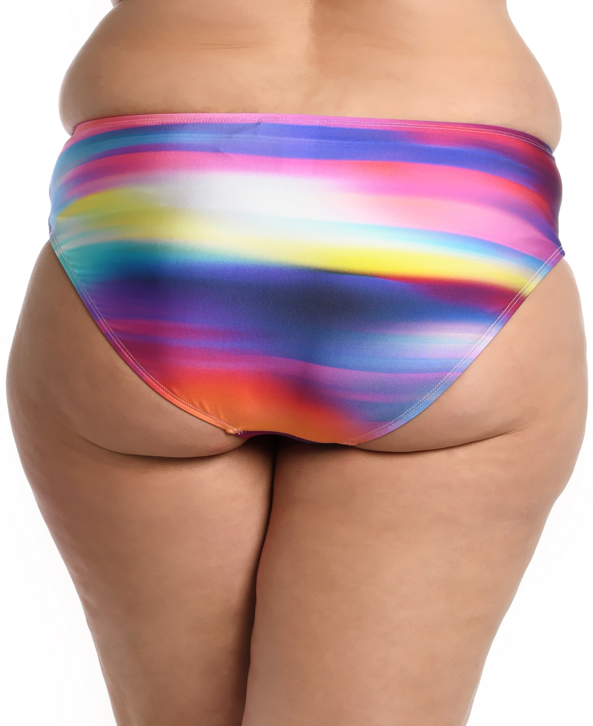 La Blanca Plus Size Sunset Shores Mid-Waist Bikini Bottoms