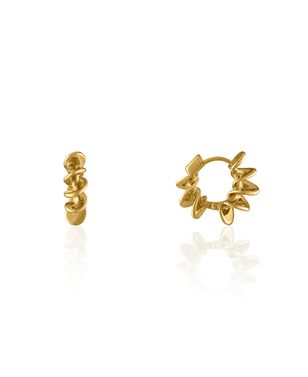 Oma The Label The Arlig Stainless Steel Earrings In Gold
