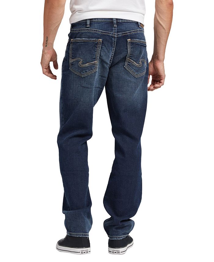 Silver Jeans Co. Men's Eddie Athletic Fit Tapered Leg Jeans - Macy's