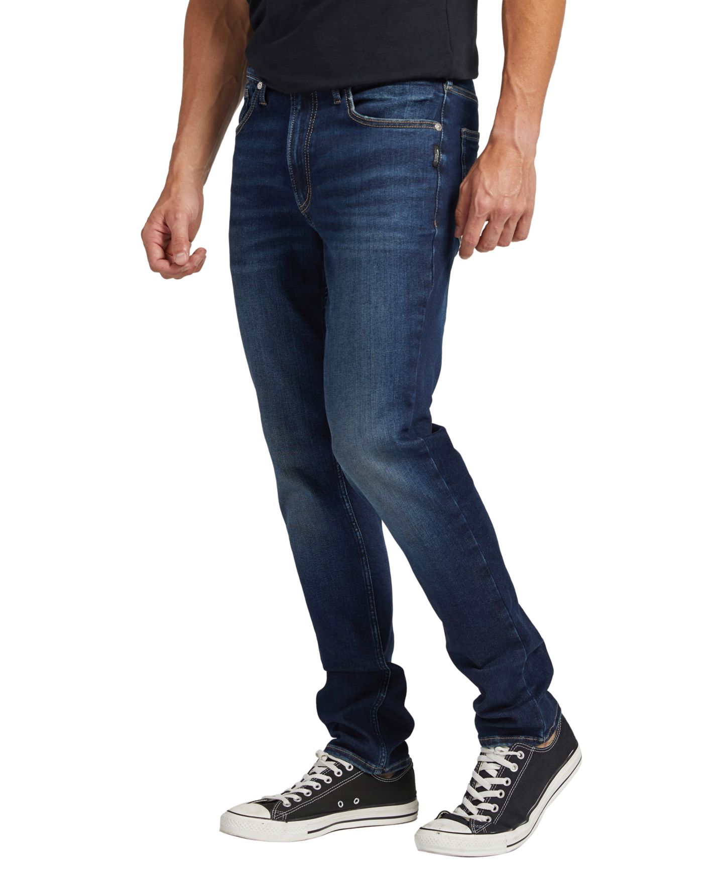 Мужские джинсы Silver Jeans Co. Infinite Fit Athletic Skinny Leg, цвет: Индиго — фото 3