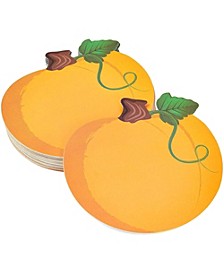 Thanksgiving Table Place Cards, Pumpkin Cutouts 50 Count