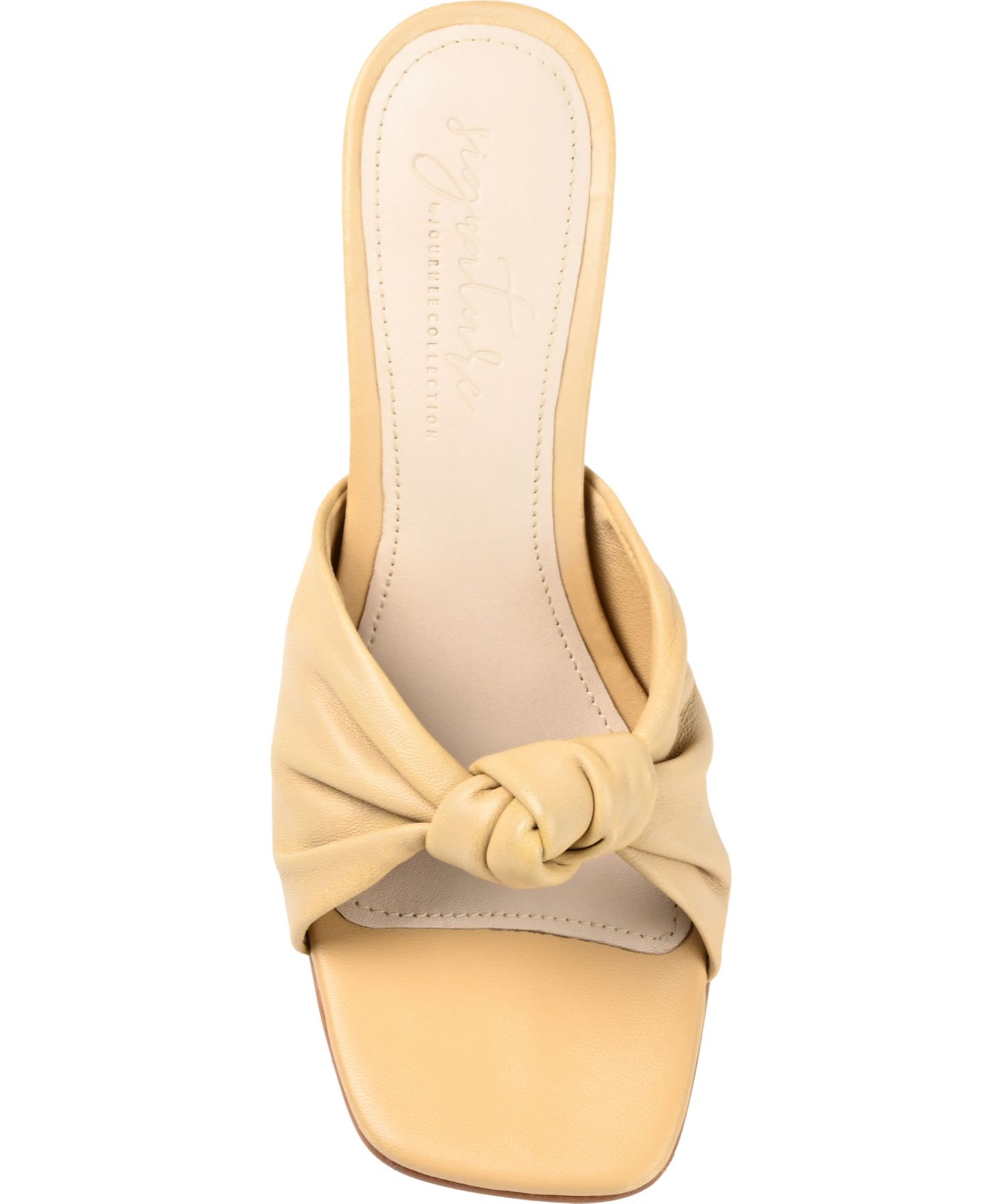 Женские сандалии Journee Signature Finlee Knotted Dress Sandals, цвет: Рыжевато-коричневый — фото 4