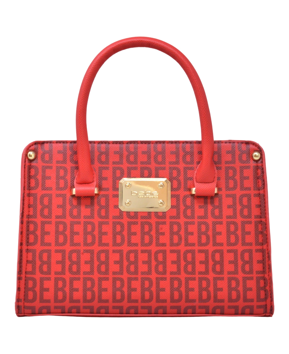 Bebe Women's James Satchel Bag In Candy Apple