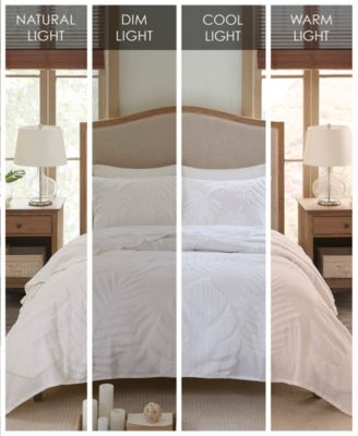 Bahari Palm Tufted 3-Pc. Duvet Cover Set, King/California King