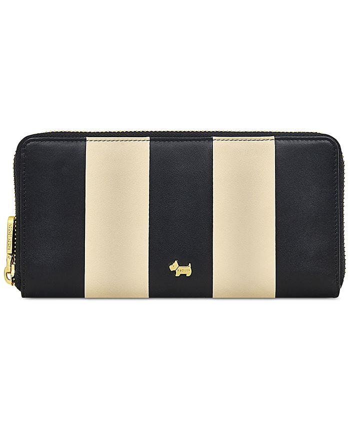 Radley London Large Zip Around Striped Leather Wallet Macy's