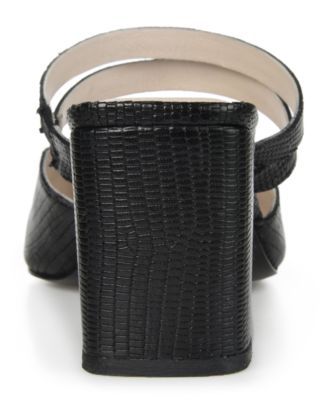 Women's Kaitlynn Block Heel Slip On Pumps