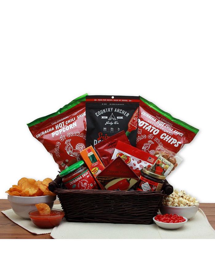 GBDS Hot & Spicy Sriracha Lovers Gift Basket salsa gift basket 1