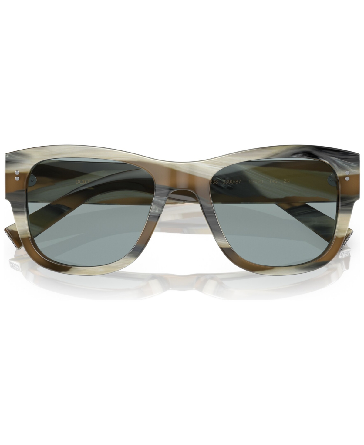 Shop Dolce & Gabbana Men's Sunglasses, Dg433852-x In Gray Horn