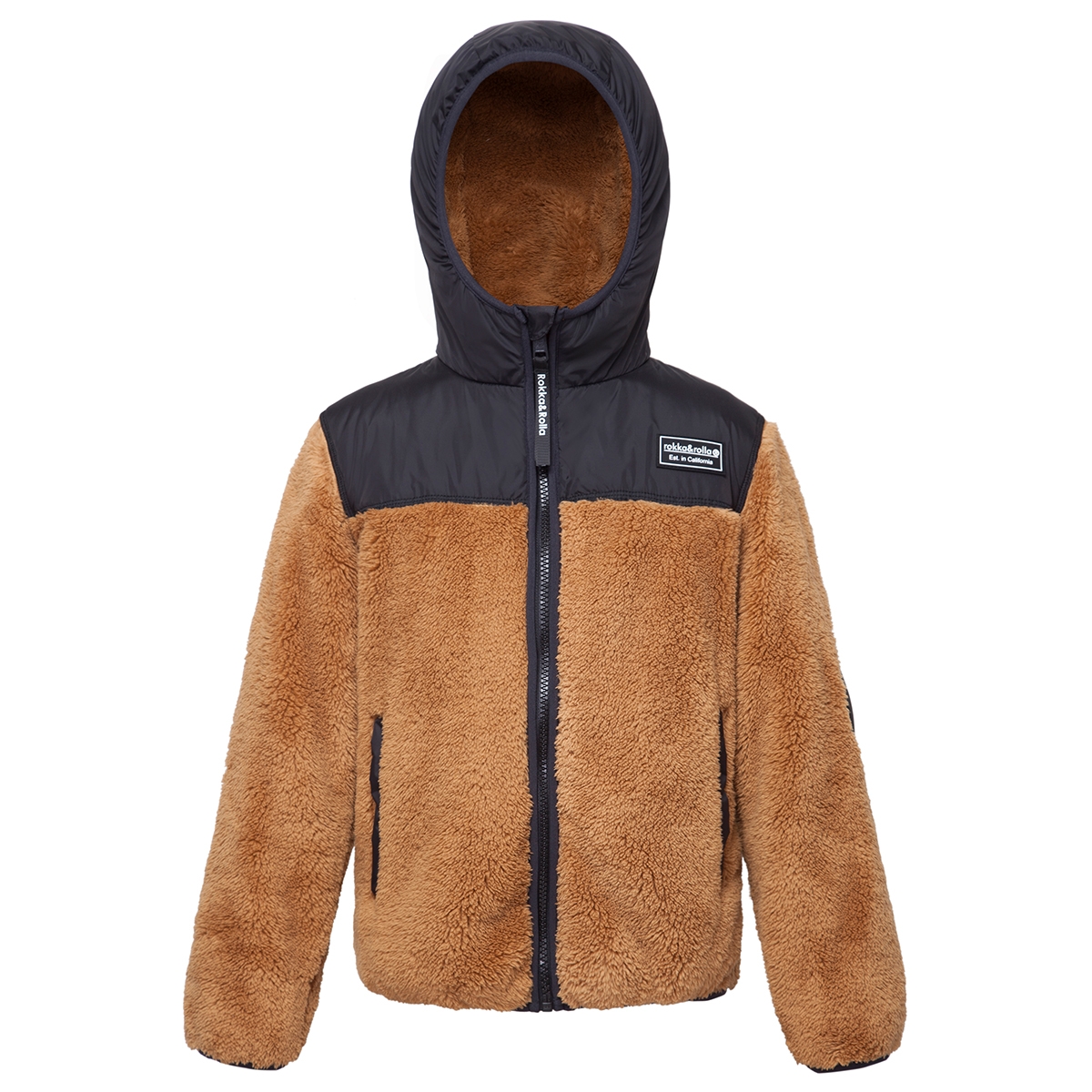 Little and Big Boys' Sherpa Fleece Lined Jacket - Pine Green