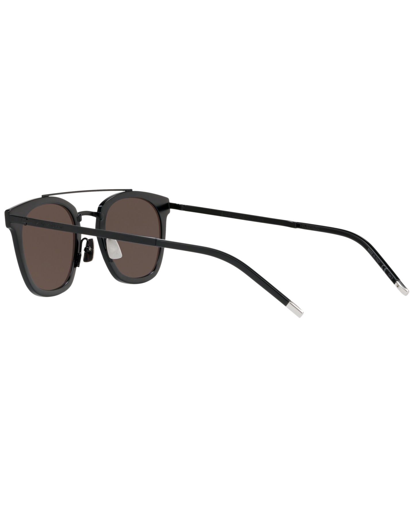 Солнцезащитные очки Saint Laurent Unisex Sunglasses, SL 28 Metal, цвет: Чёрный матовый — фото 7