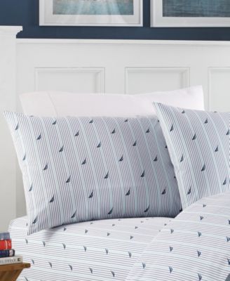 Audley Cotton Percale 3-Piece Sheet Set, Twin