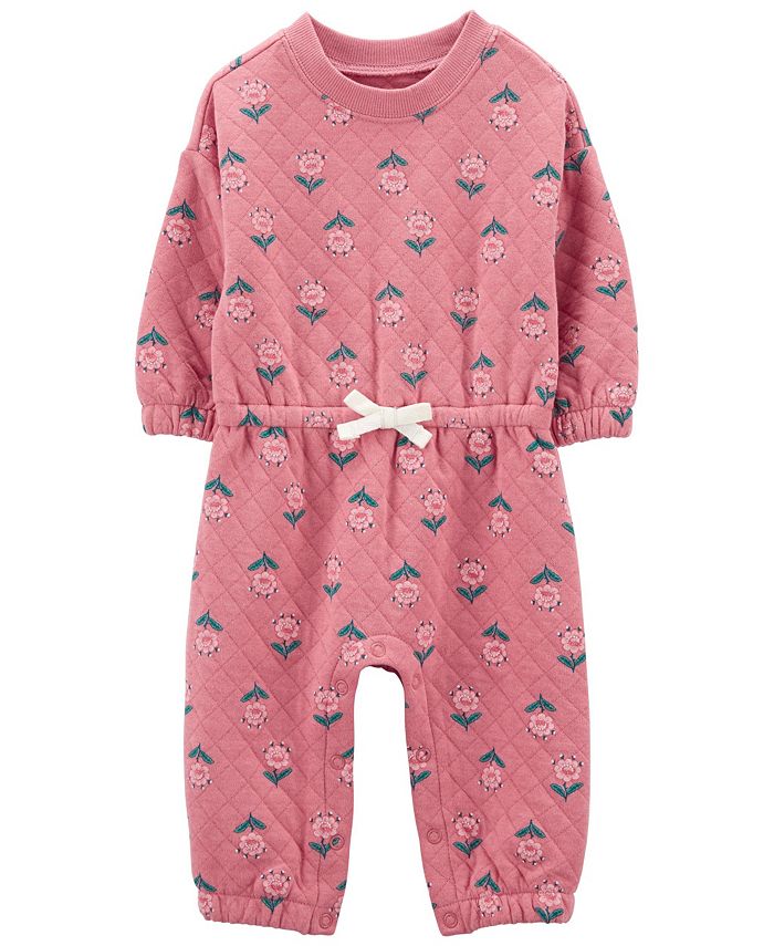 Carters jumpsuit baby girl clearance