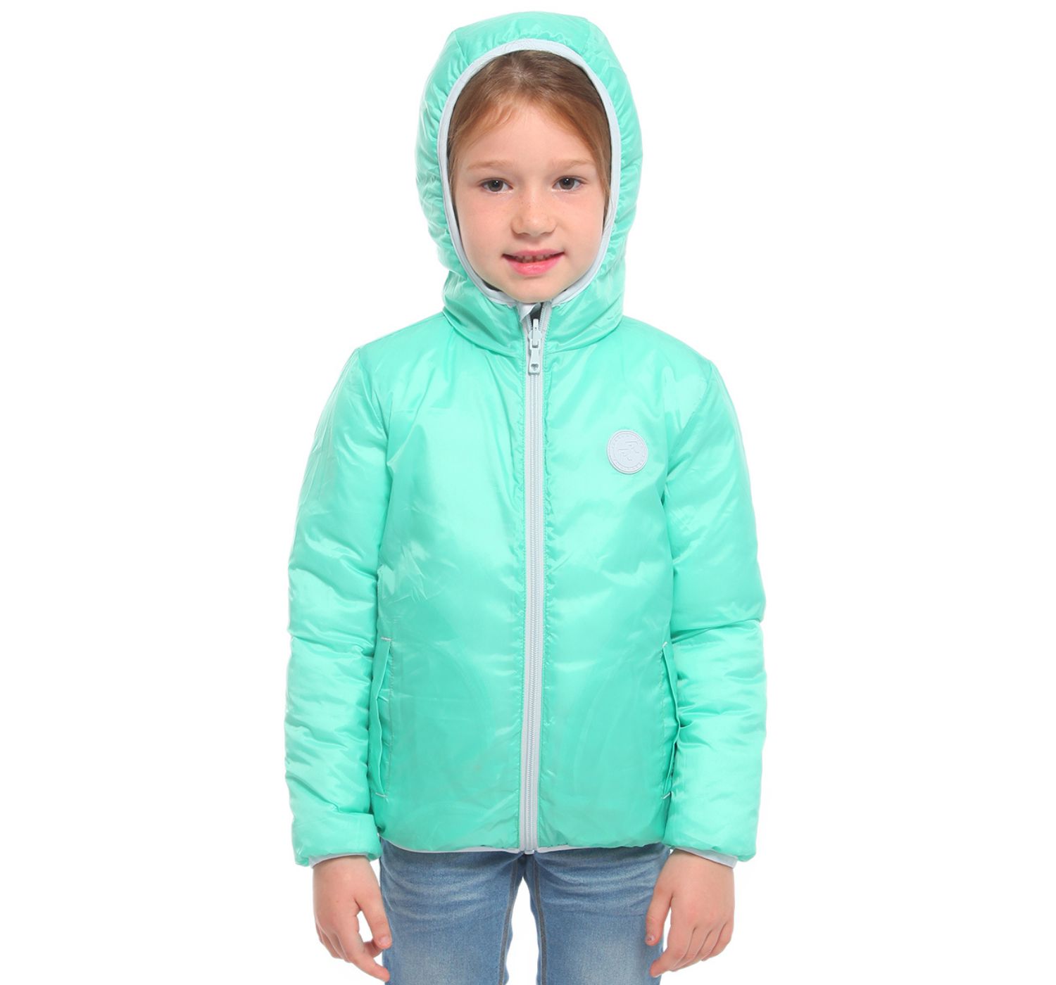 Girls Reversible Lightweight Puffer Jacket